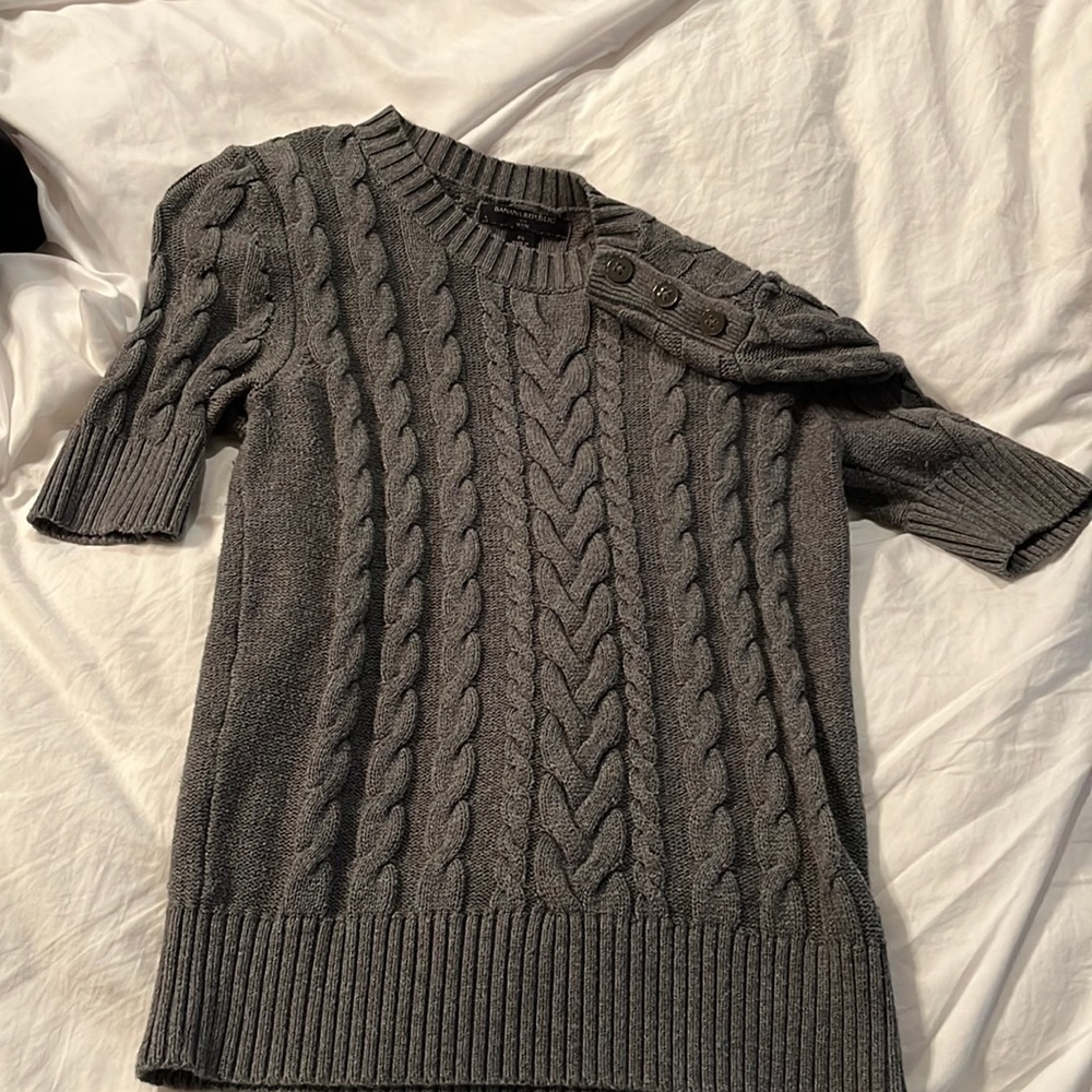 Gray banana republic sweater